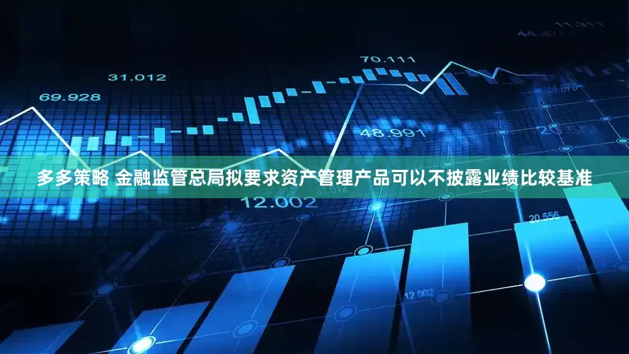 多多策略 金融监管总局拟要求资产管理产品可以不披露业绩比较基准