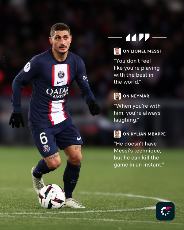 倍选网 维拉蒂：姆巴佩没梅西的技术！他让我想起巴西的罗纳尔多！